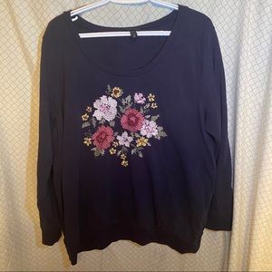 Torrid Embroidered Sweatshirt size 2